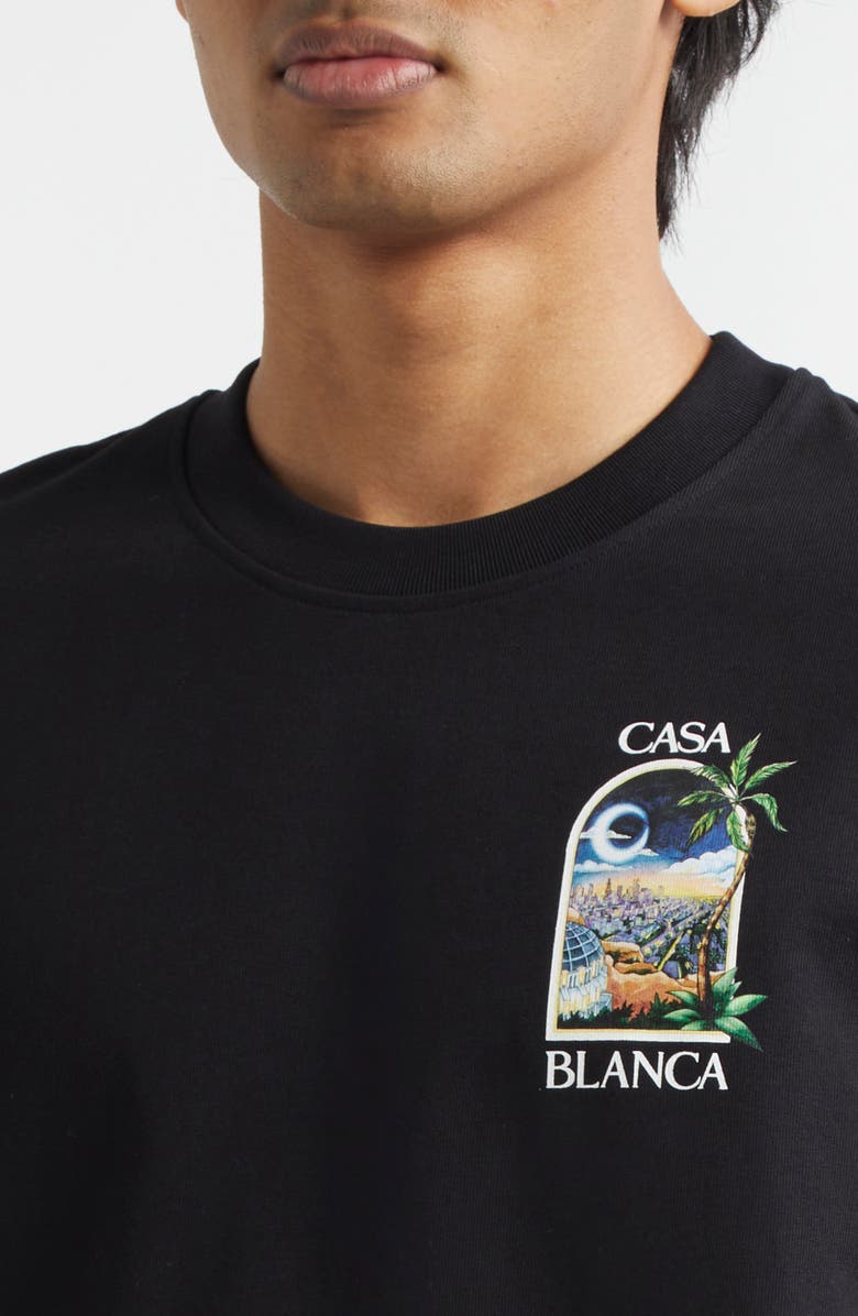 Casablanca LA Night Graphic T-Shirt, Alternate, color, 