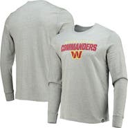 '47 Men's '47 Heathered Gray Washington Commanders Traction Super Rival Long Sleeve T-Shirt