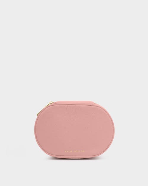 Katie Loxton Oval Jewelry Box 'a Little Sparkle' In Pink