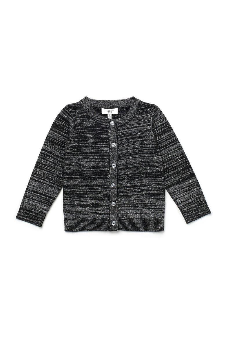 Milly Space Dye Metallic Cardigan, Main, color, 