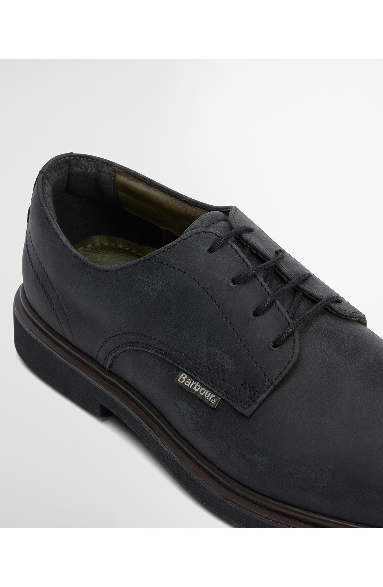 Barbour Carthy Plain Toe Derby, Alternate, color, Black