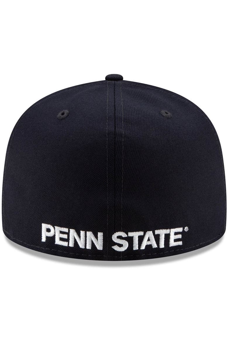 Men's New Era Navy Penn State Nittany Lions Basic 59FIFTY Team Fitted Hat, Alternate, color, NAVY