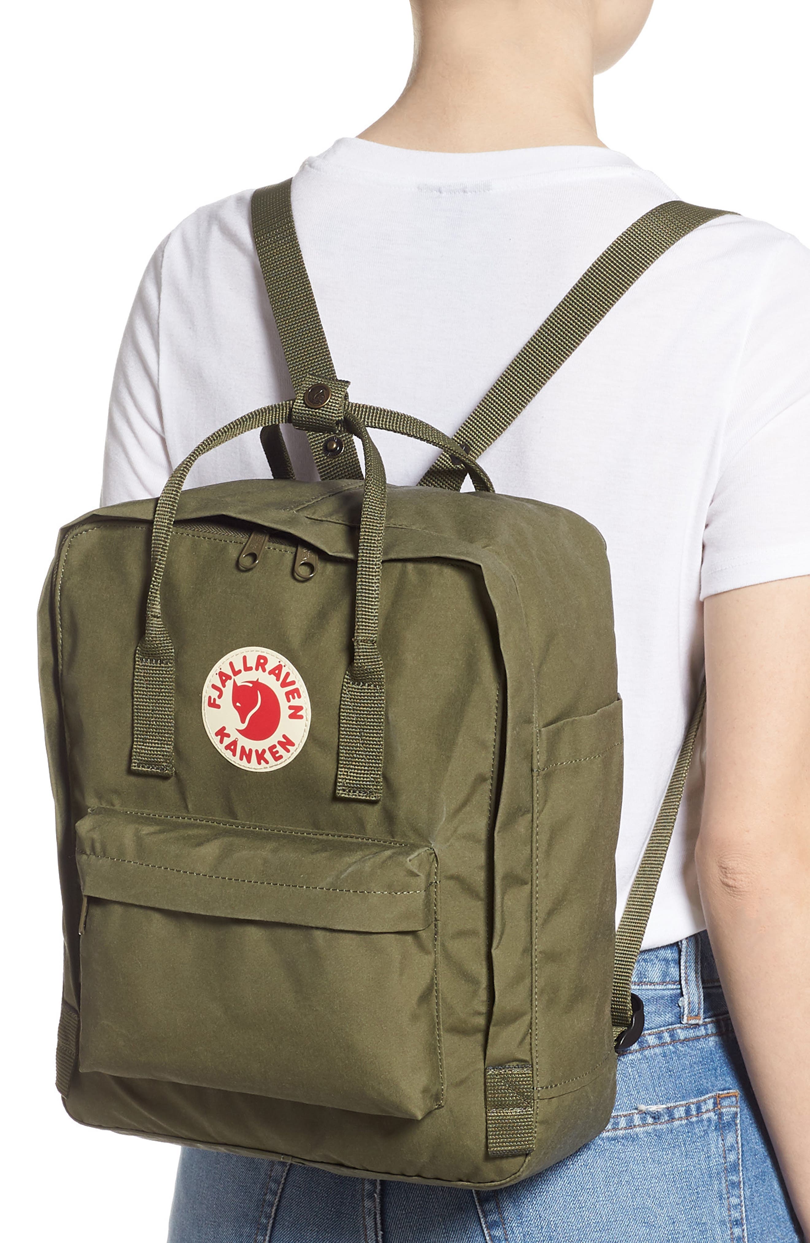 Kånken Water Resistant Backpack, Alternate, color, GREEN