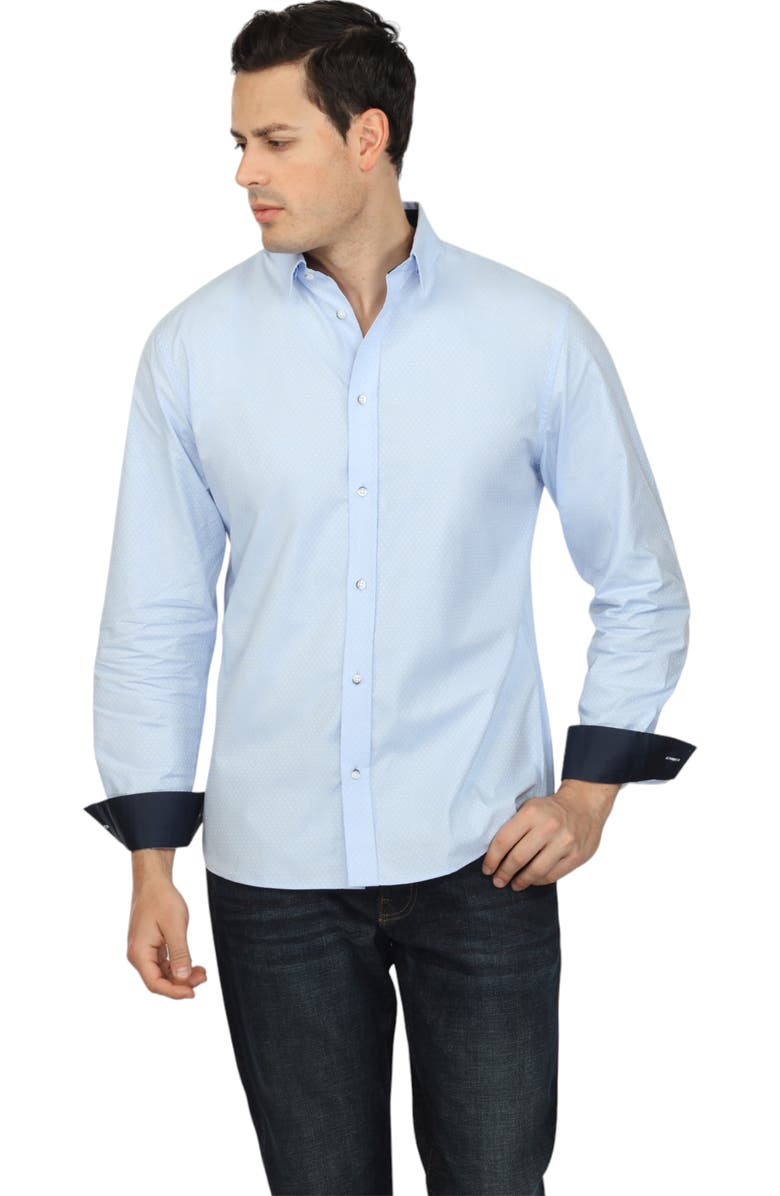 Vustra Jacquard Long Sleeve Shirt, Alternate, color, 