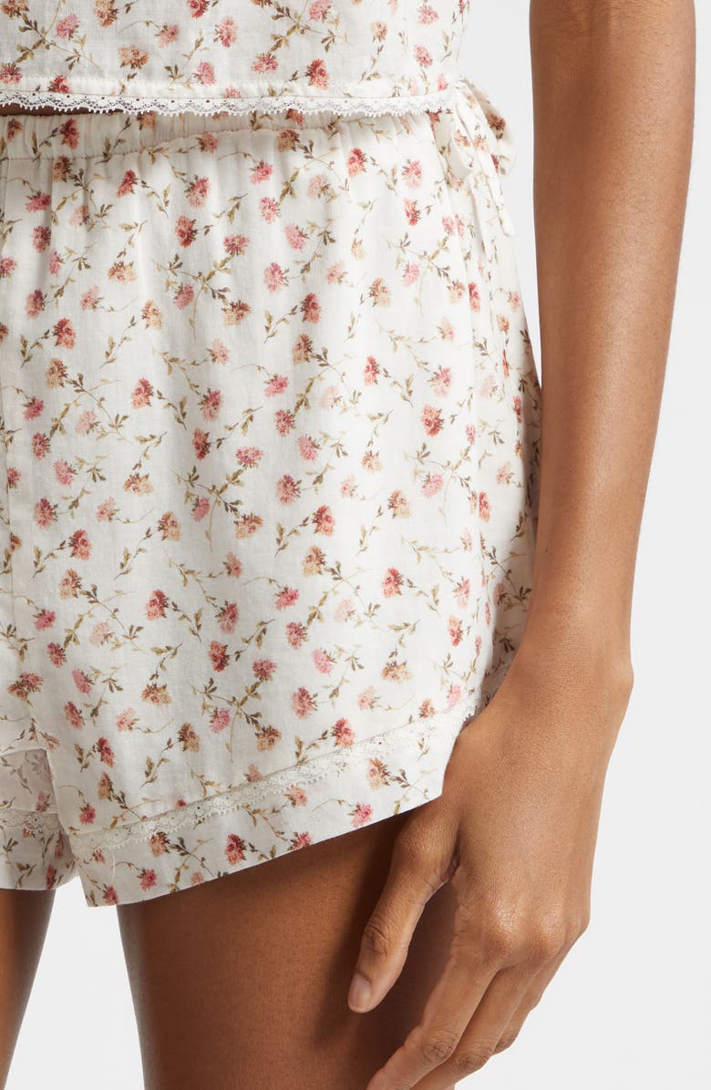 POSSE Charlotte Shorts, Alternate, color, Watercolour Floral