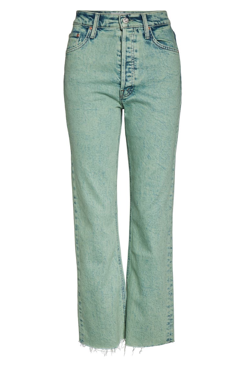 The Tripper High Waist Fray Hem Ankle Jeans, Alternate, color, JUICY FRUIT- FERN