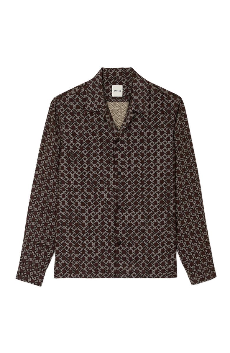 SANDRO Loose-fit shirt, Alternate, color, 