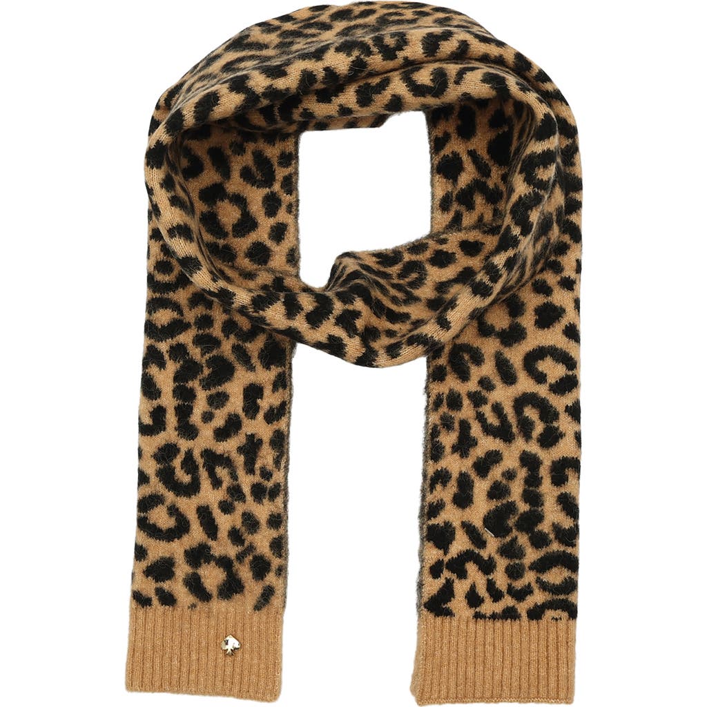 Kate Spade New York Classic Leopard Print Scarf