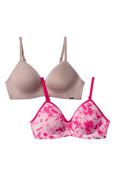 2-Pack Modern Micro Wire Free T-Shirt Bras