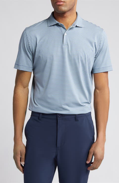 Sawyer Stripe Performance Golf Polo