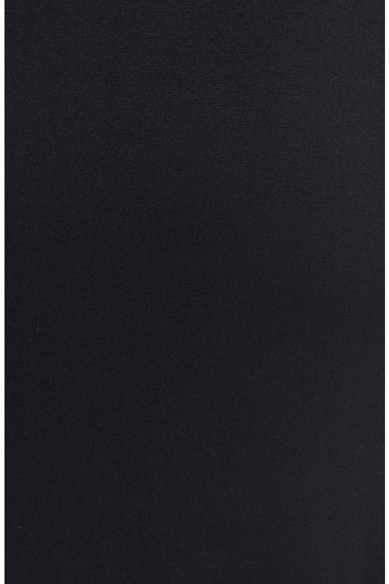 Side Slit Knit Skirt, Alternate, color, BLACK