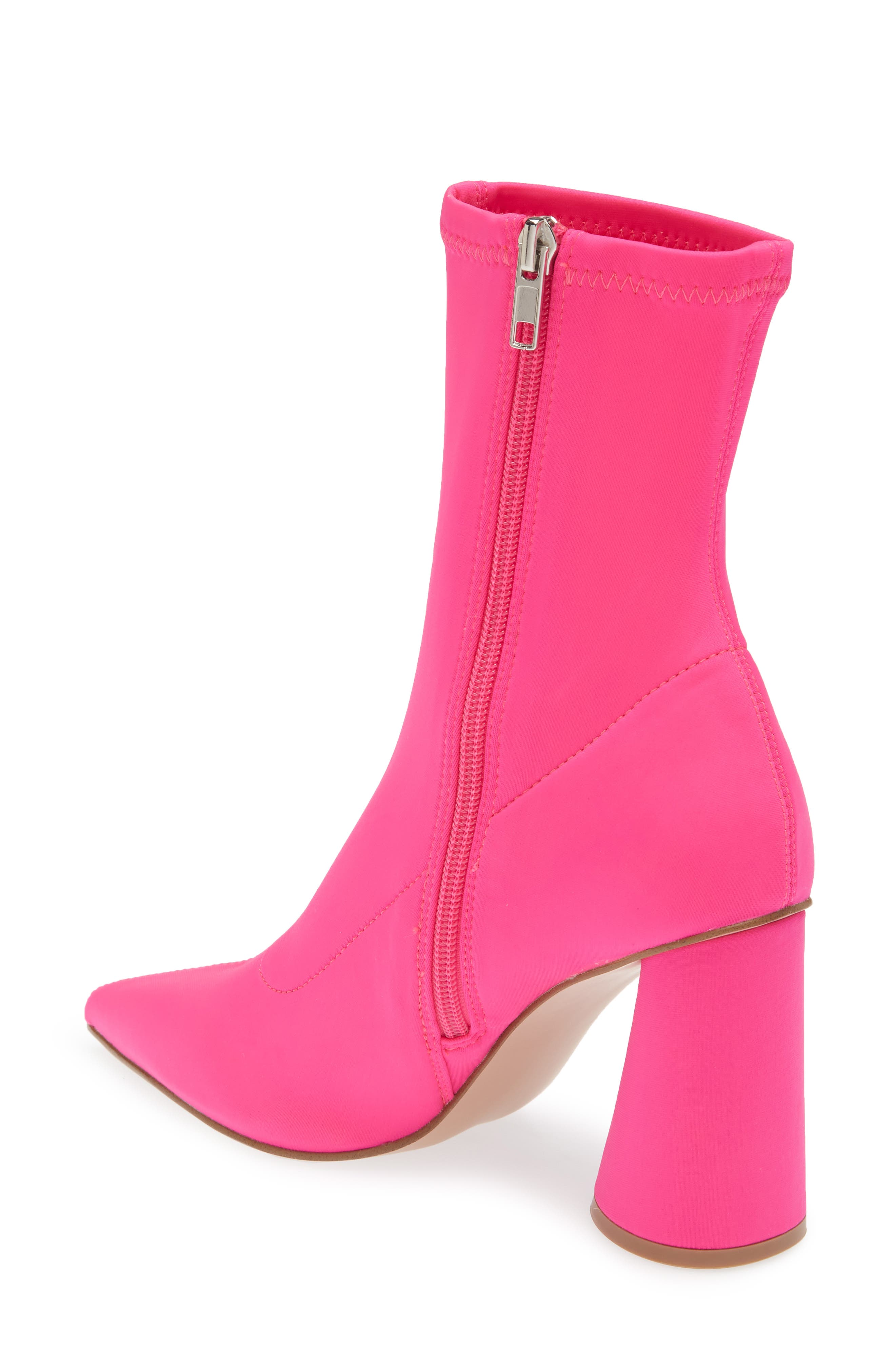 Valyant Pointed Toe Bootie, Alternate, color, HOT PINK