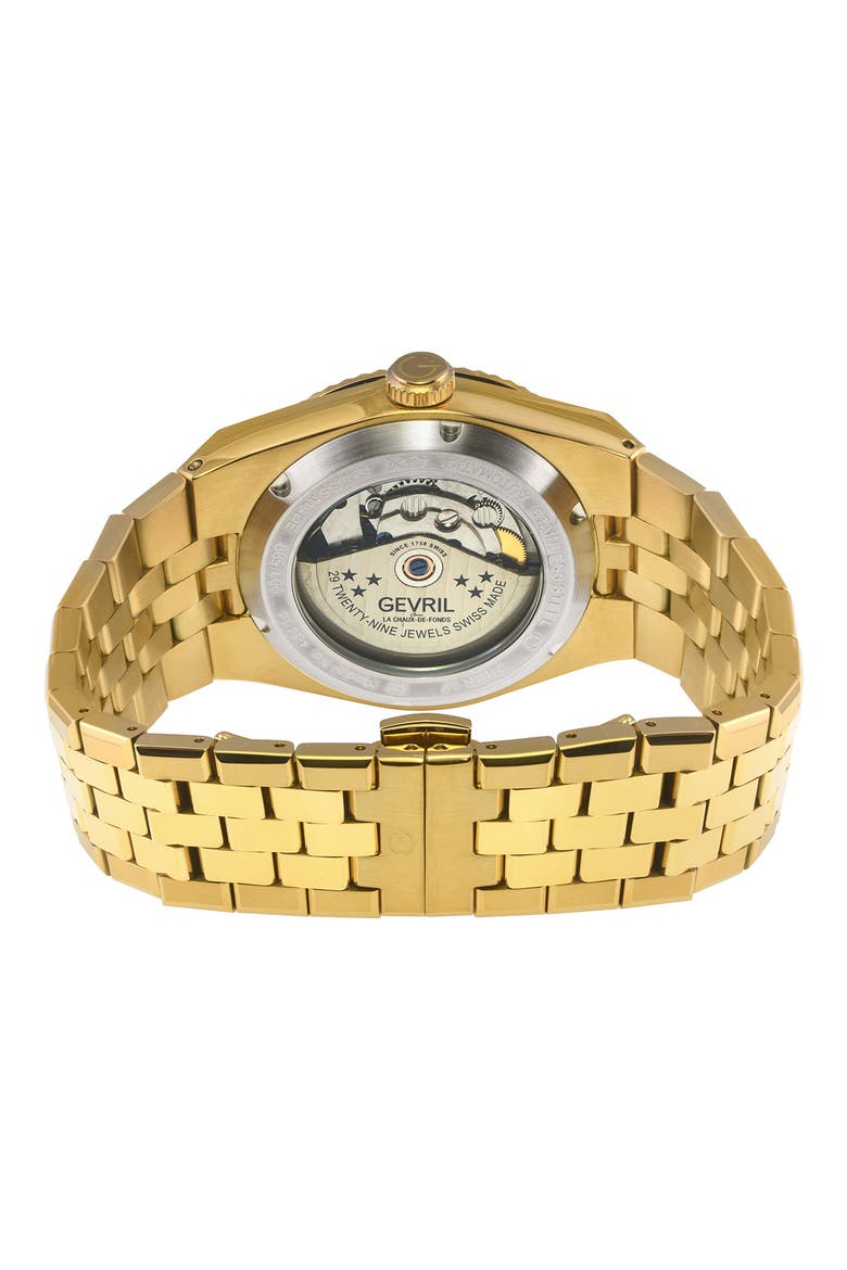 Pier 17 Swiss Automatic Bracelet Watch, 40mm, Alternate, color, GOLD