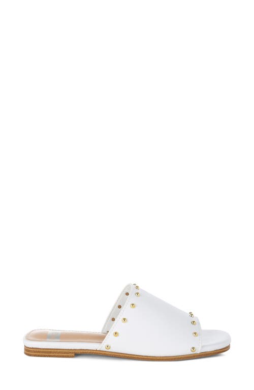 Rag & Co Renaldi Studded Leather Slide Sandal