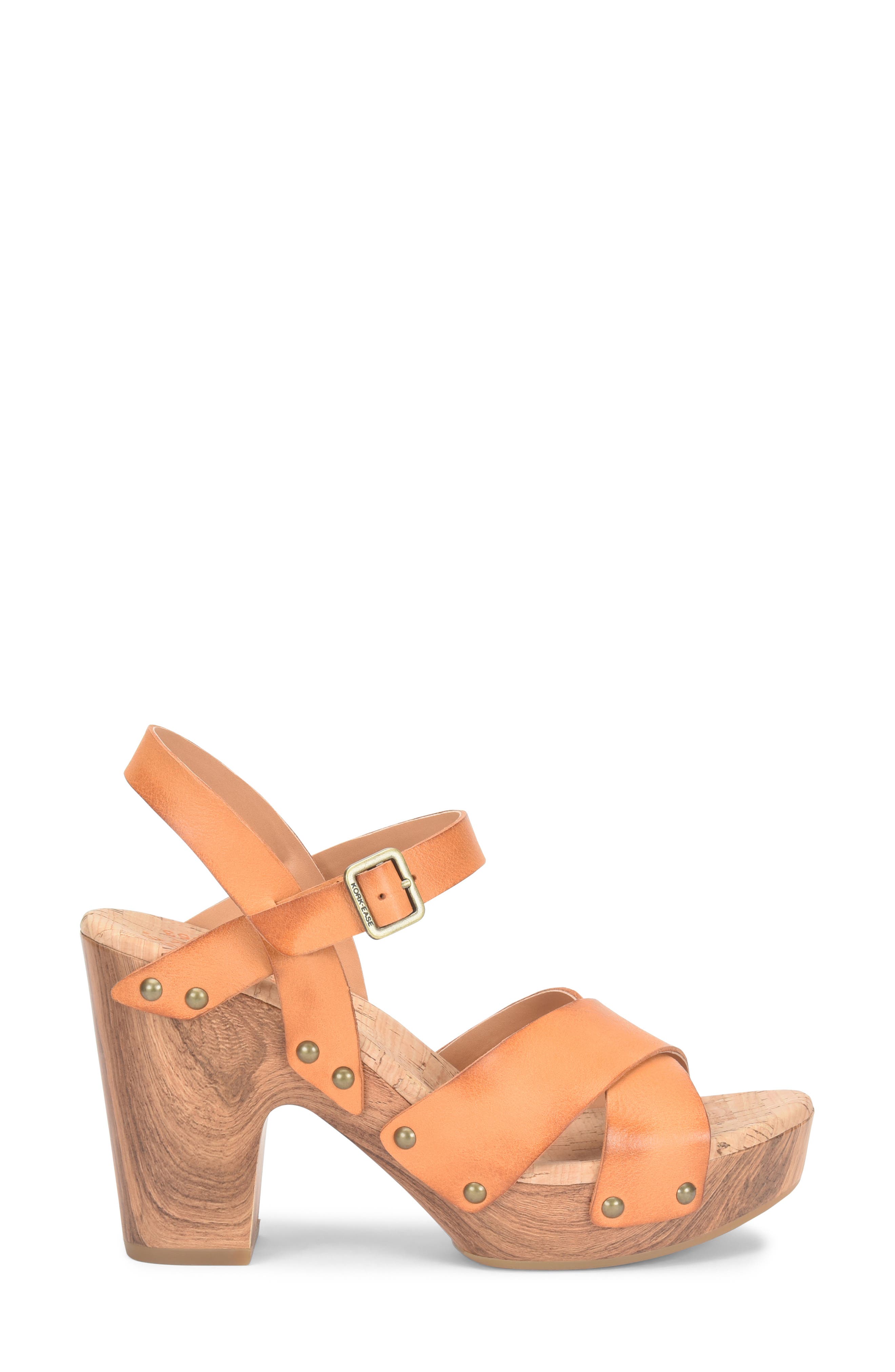 Kork-Ease<sup>®</sup> Drew Platform Sandal, Alternate, color, Light Orange