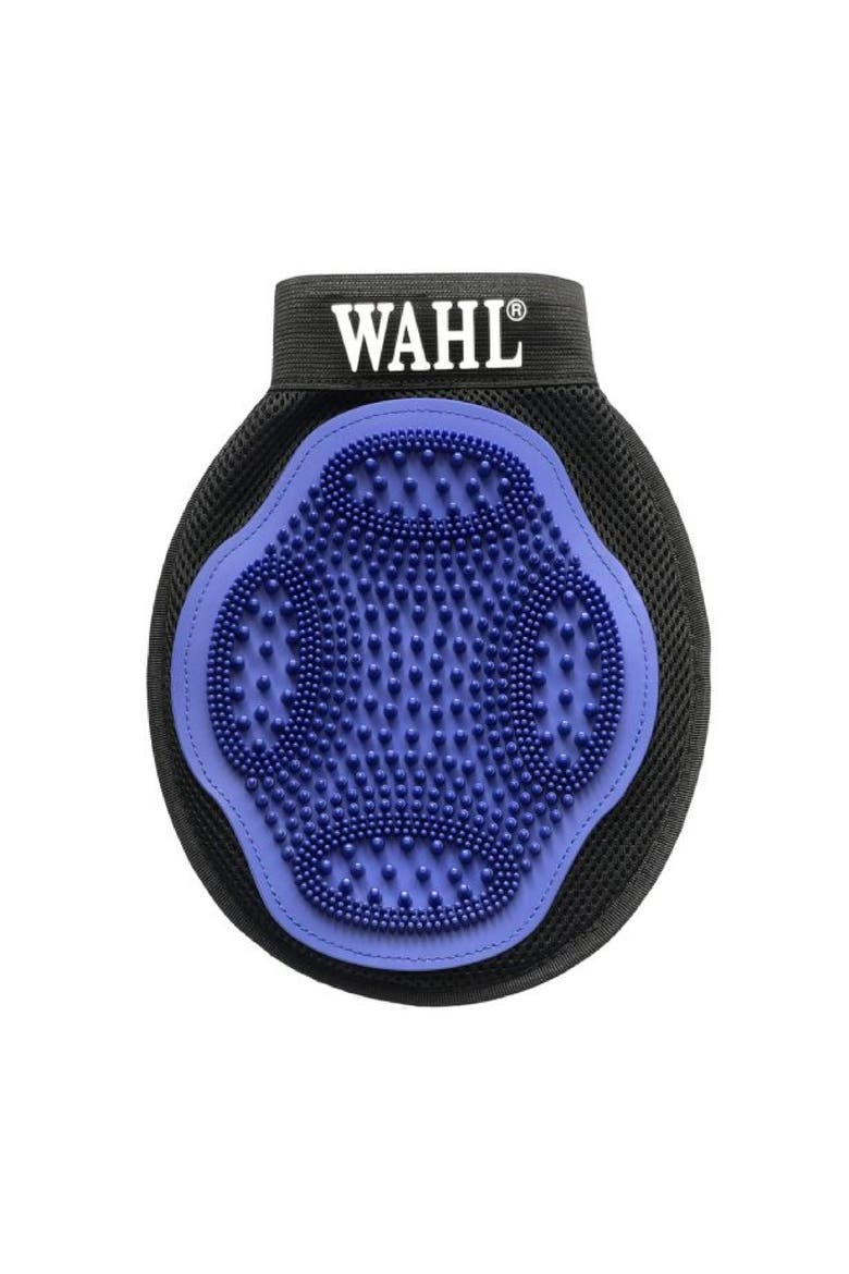 Flexible Rubber Dual-Sided Equine Grooming Mitt, Main, color, Blue
