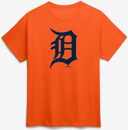 Logo Athletic Men's Logo Athletic Orange Detroit Tigers Official Logo T-Shirt