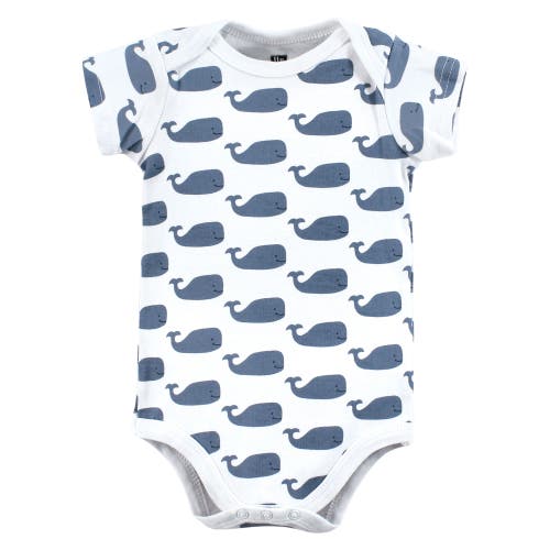 Hudson Baby Cotton 3-piece Bodysuit Bundle In Blue