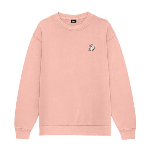 Heartly Ghost Womens Heavyweight Relaxed Sweatshirt