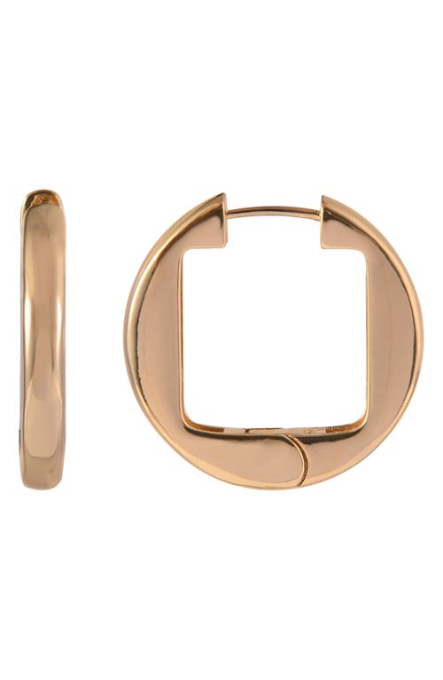 Laundry By Shelli Segal Square Hoop Earrings In Gold