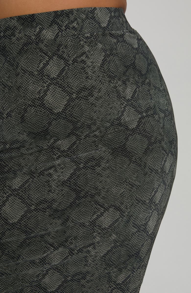 Good American Mesh Midi Skirt, Alternate, color,