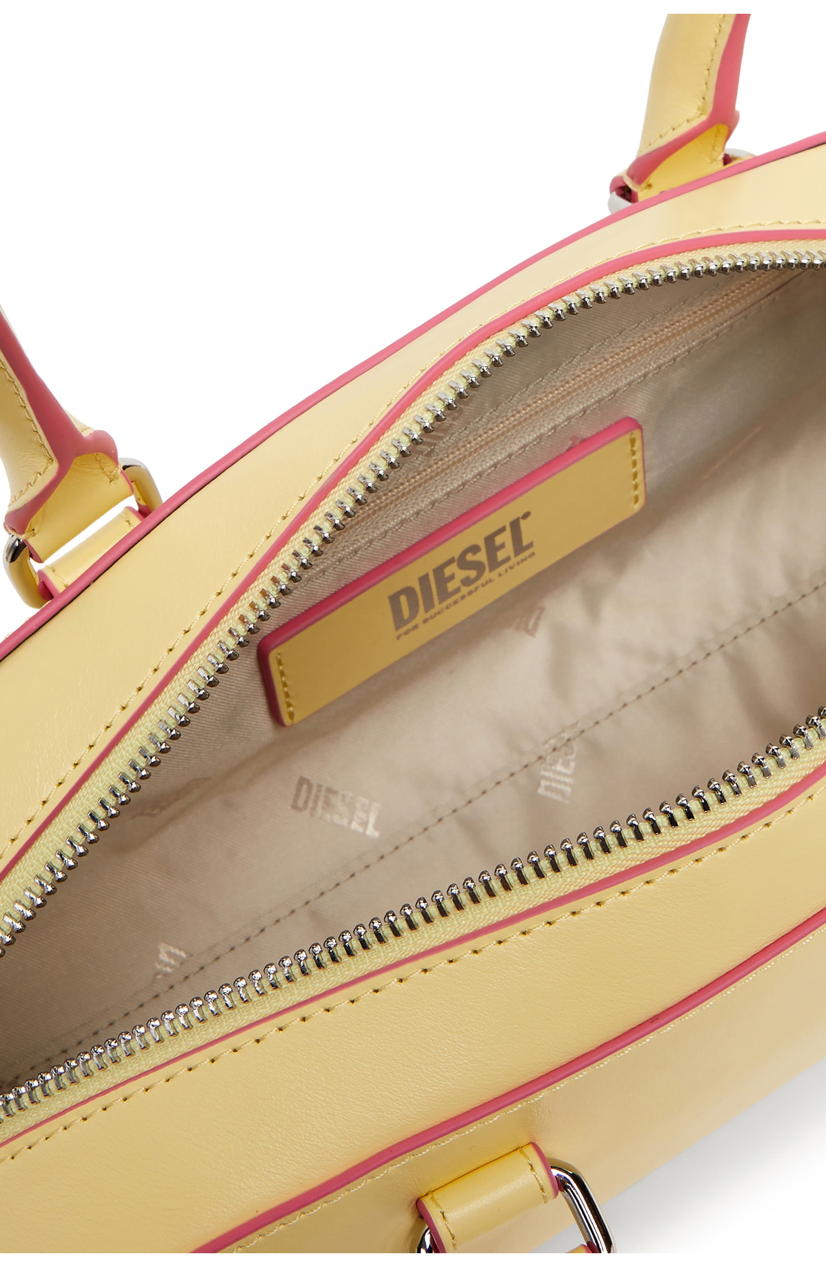 1DR 2.0 Dome East/West Leather Shoulder Bag, Alternate, color, YELLOW