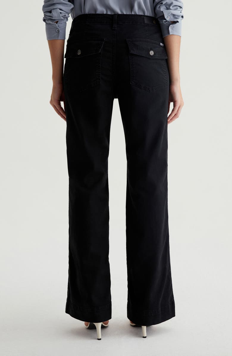 AG Juliet High Waist Utility Flare Twill Pants, Alternate, color,