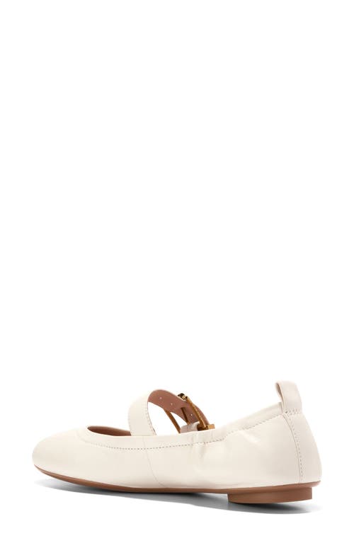 Cole Haan Graclyn Mary Jane Ballet Flat In Ivory Leather