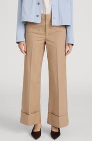 FRAME The Slim Fit Palazzo Pants