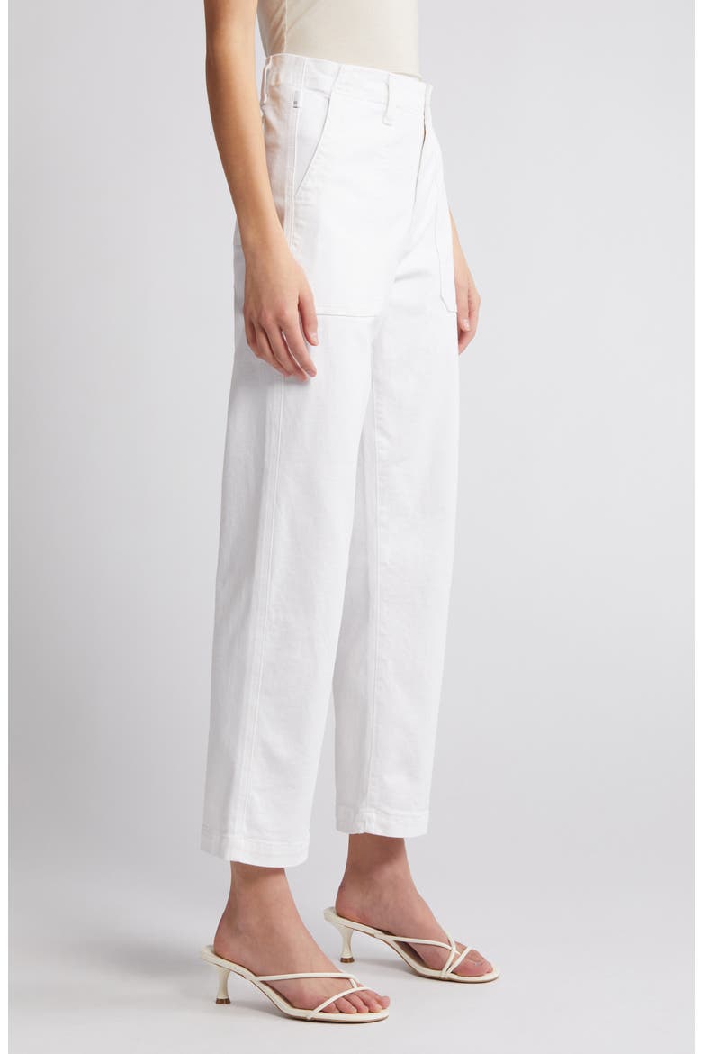 Analeigh High Waist Jeans, Alternate, color, CLOUD WHITE