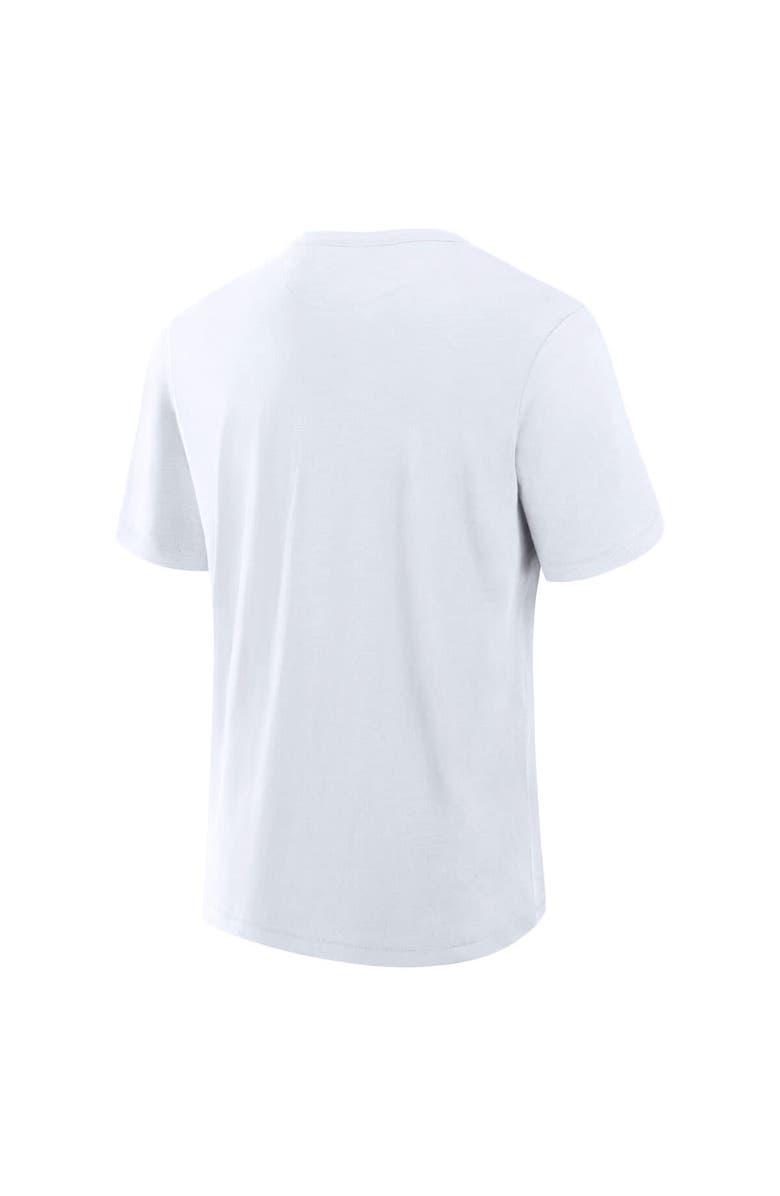 FANATICS Men's Fanatics  White Utah Mammoth Wordmark Stadium Slub T-Shirt, Alternate, color, White