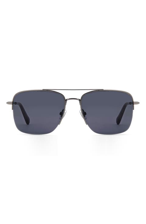 57mm Rectangular Sunglasses