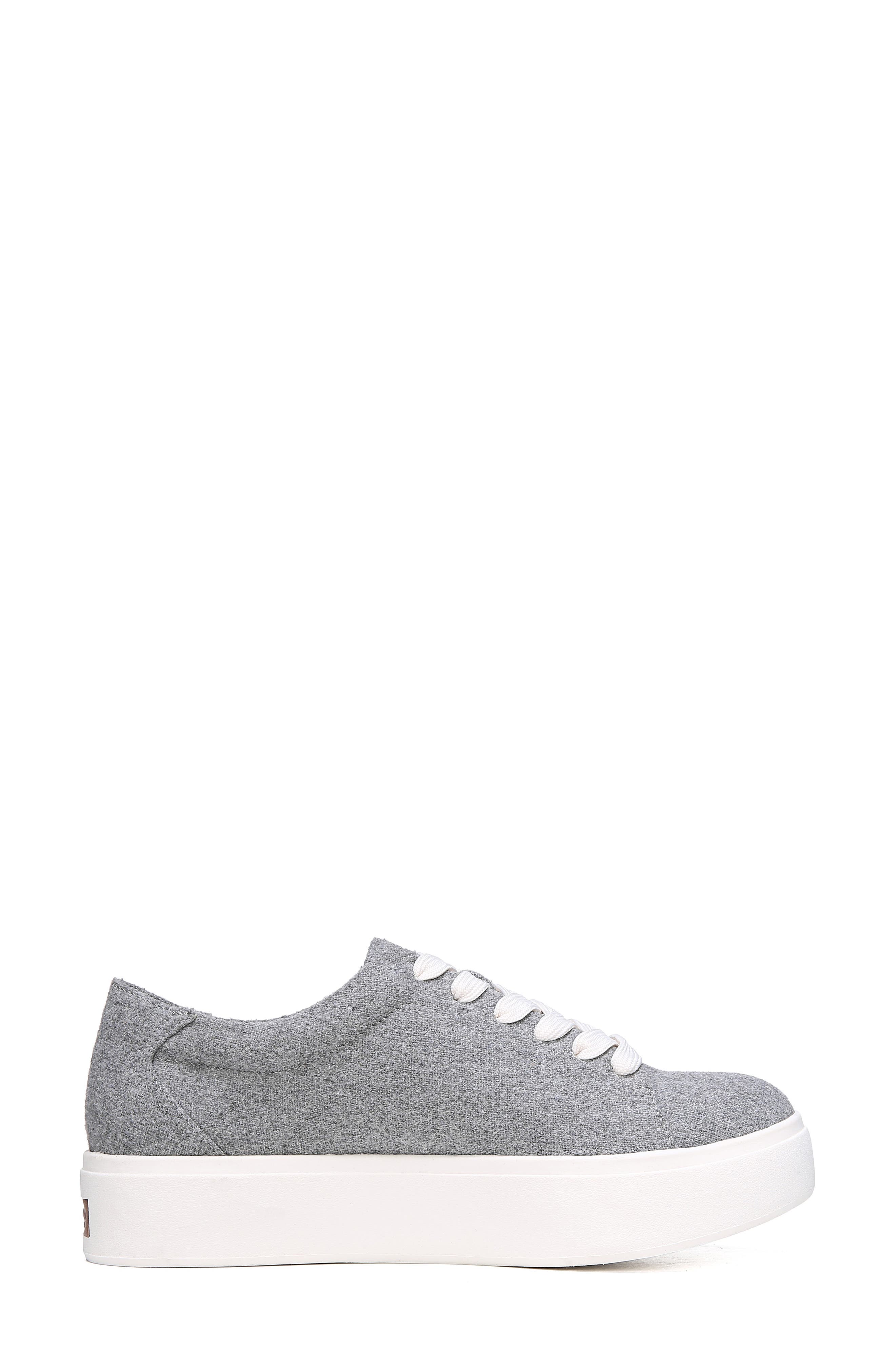 Kinney Platform Sneaker, Alternate, color, GREY FABRIC
