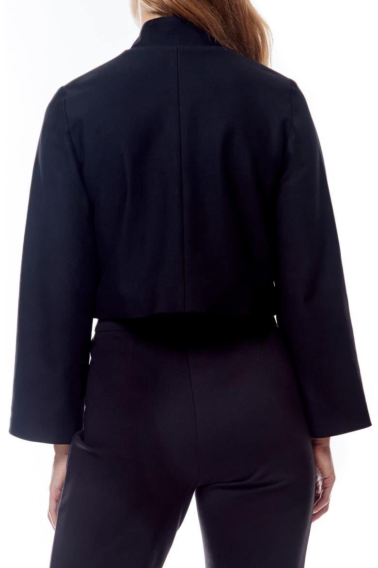 Paris Ponte Jacket, Alternate, color, BLACK