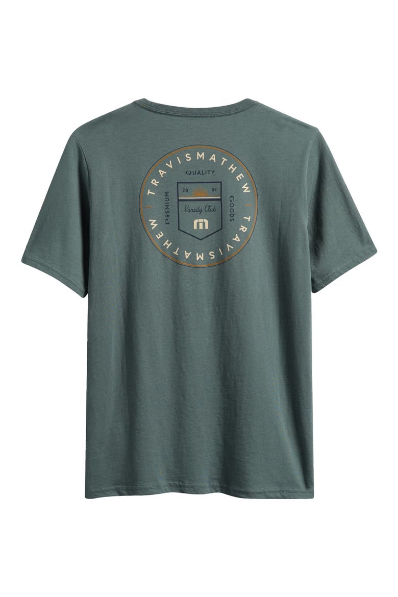 Kids' Y Club Charm Graphic T-Shirt, Alternate, color, BALSAM GREEN