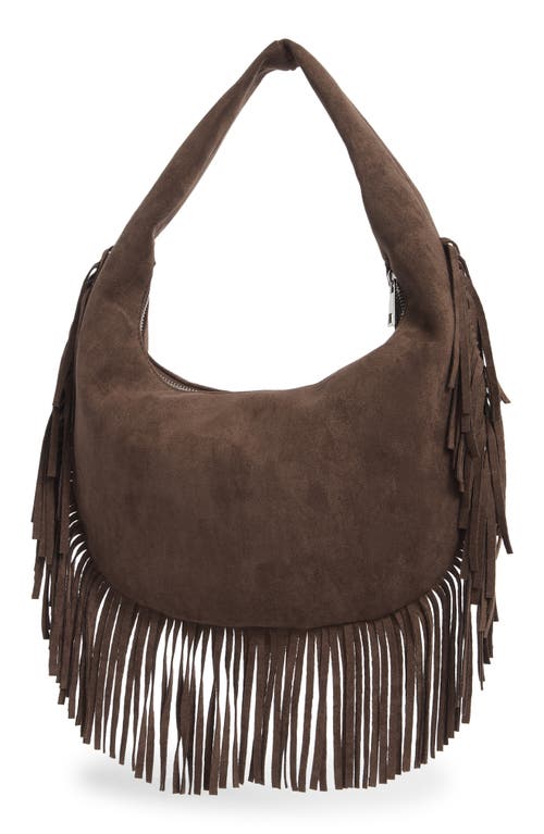 Collection Xiix Fringe Hobo Bag In Brown