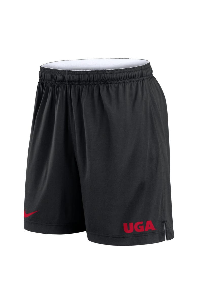 Nike Men's Nike White/Black Georgia Bulldogs Primetime Reversible Performance Shorts, Alternate, color, 