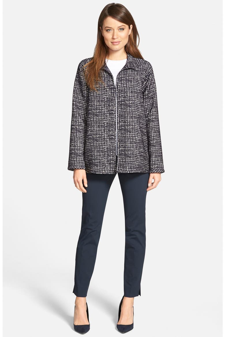 'Zineb - Talisman' Jacquard Topper, Alternate, color, NAVY MULTI