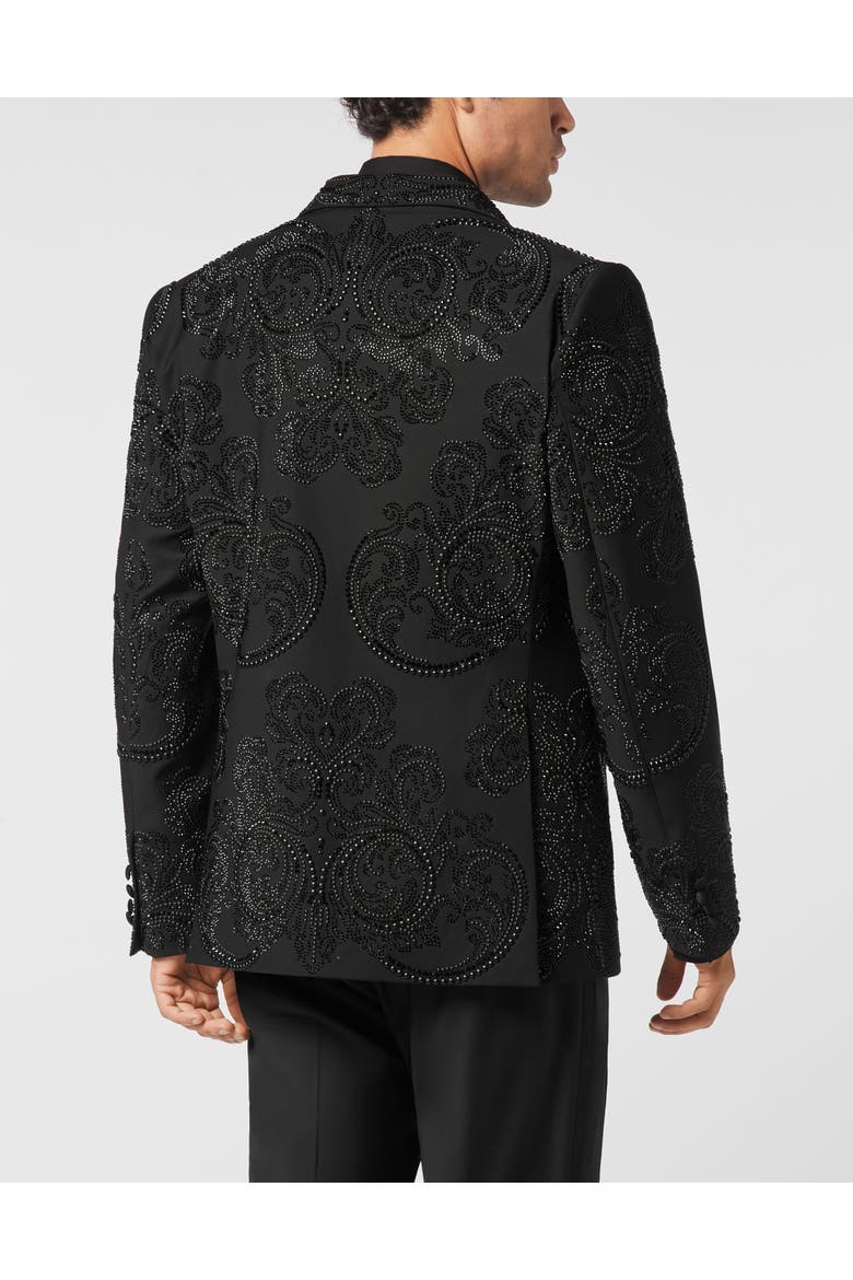 Wool Blazer Lord Fit Studs &Amp; Stones Stones Men, Alternate, color, black
