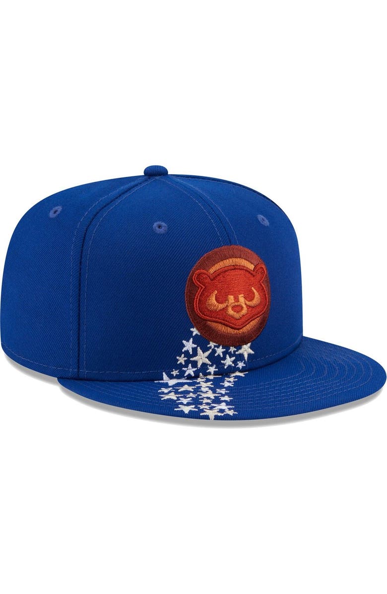 New Era Men's New Era Royal Chicago Cubs Meteor 59FIFTY Fitted Hat, Alternate, color, Royal