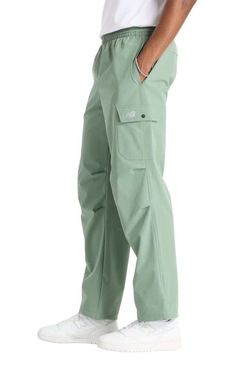 New Balance Water Resistant Stretch Ripstop Cargo Pants, Alternate, color, Dark Juniper