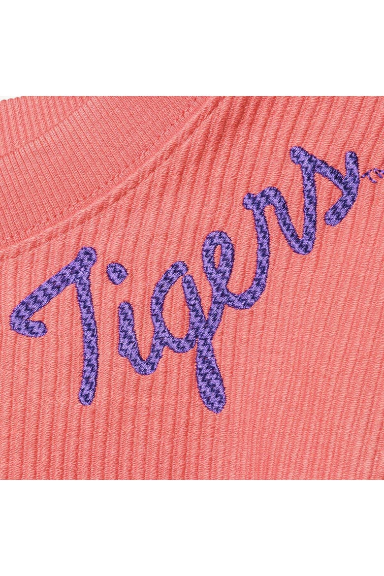Women's League Collegiate Wear Orange Clemson Tigers Corded Timber Cropped Pullover Sweatshirt, Alternate, color, Orange