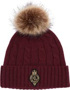 Lauren Ralph Lauren Cable Crest Patch Hat