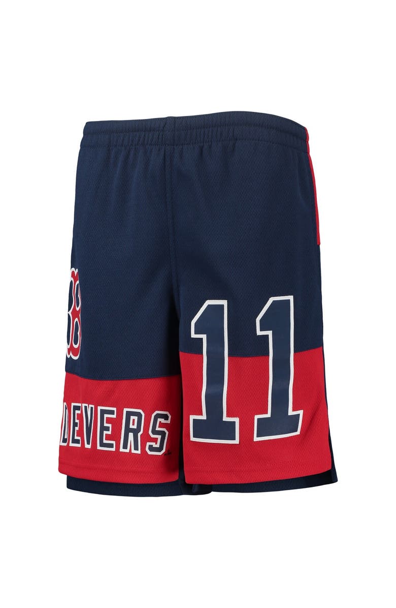 Outerstuff Youth Rafael Devers Navy Boston Red Sox Pandemonium Name & Number Shorts, Alternate, color, 