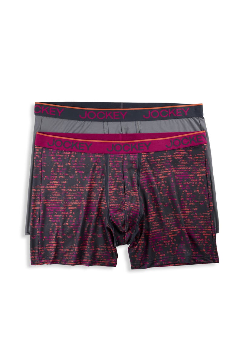 Big & Tall 2-pk Chafe-Proof Micro Boxer Briefs V2, Main, color, WARM TRAILS