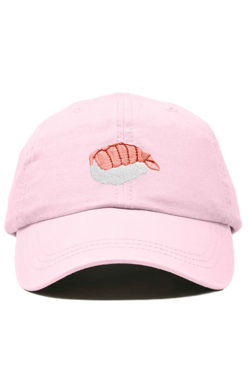 DALIX DALIX SHRIMP SUSHI EMBROIDERED DAD CAP 
