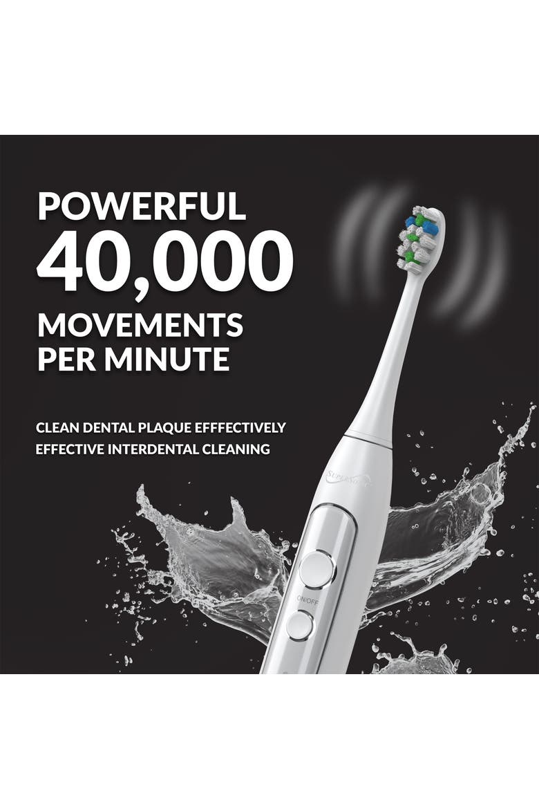 Sonic Advance Wireless Rechargeable Toothbrush in White, Alternate, color, White
