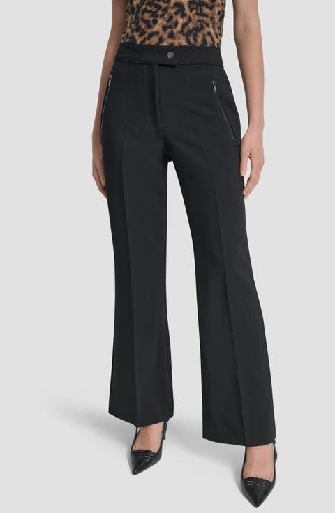 Double Weave Flare Pants
