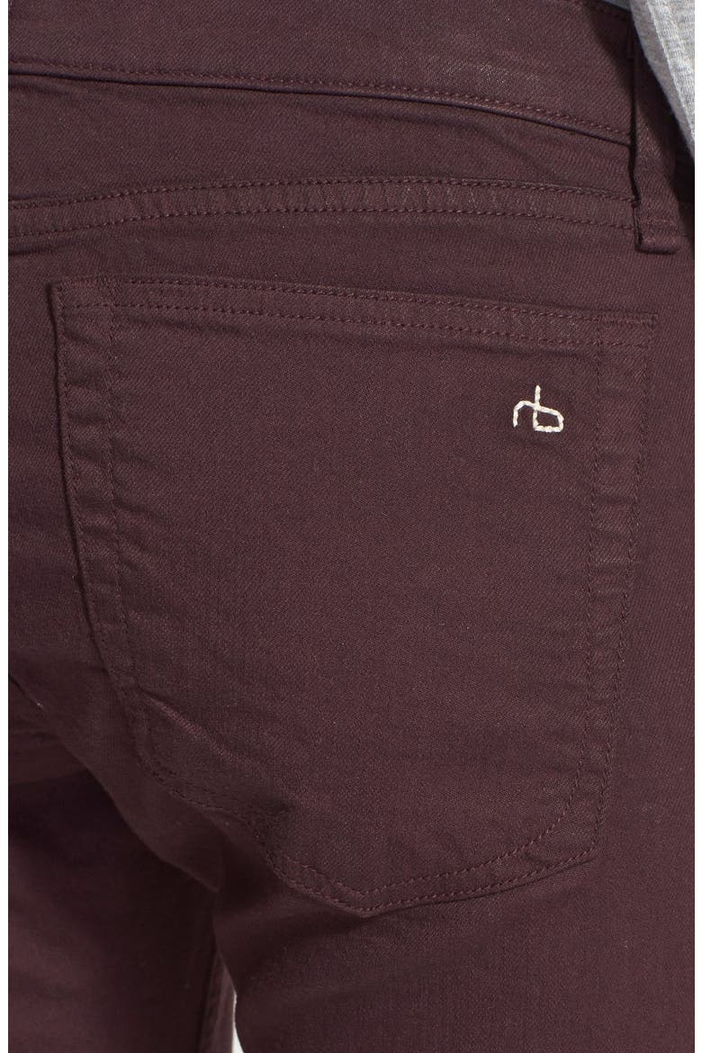 'The Dre' Slim Fit Boyfriend Jeans, Alternate, color, AGED WINE