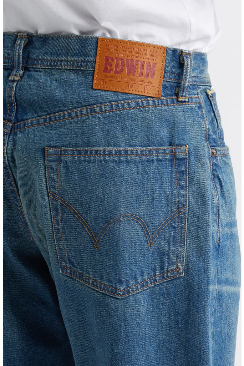Wide Straight Leg Jeans, Alternate, color, SPRING RINSE
